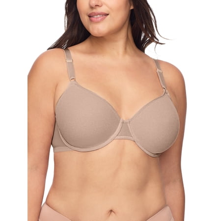 Warners Blissful Benefits Women's Breathable Lightly Lined Underwire Easy Size T-Shirt Bra