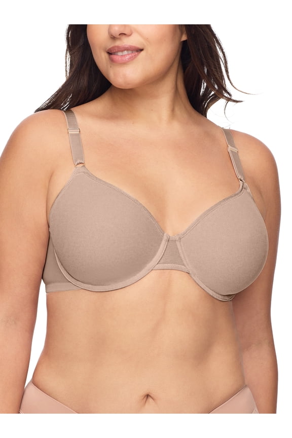 Women's Breathable Lightly Lined Underwire Easy Size T-Shirt Bra