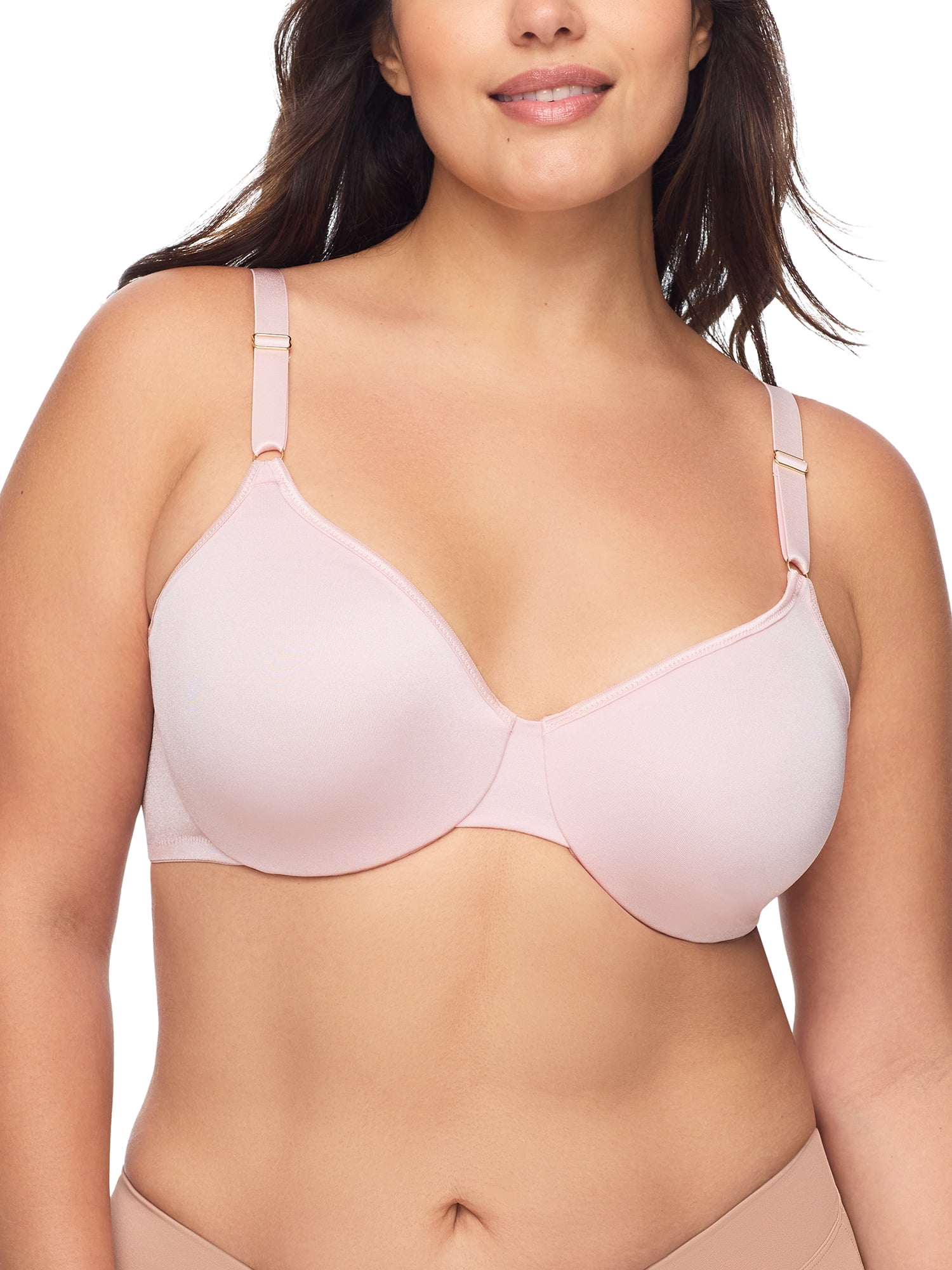 Warners Blissful Benefits Women's Easy Size Unlined Underwire T-Shirt Bra