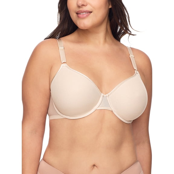 Warners Blissful Benefits Women's Breathable Lightly Lined Underwire Easy Size T-Shirt Bra