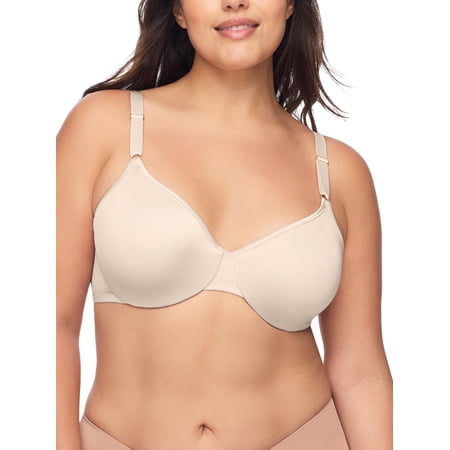 Warners Blissful Benefits Women's Easy Size Unlined Underwire T-Shirt Bra