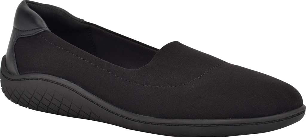 EASY SPIRIT Womens Black Arch Support Cushioned Gift Almond Toe