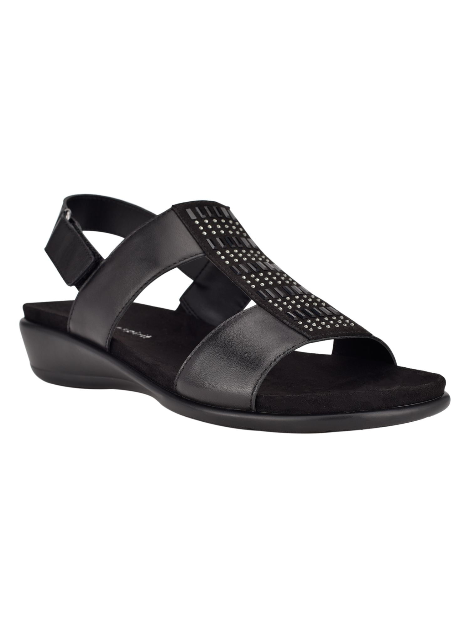 Easy Spirit Women's Hazel Wedge Sandal, Wide Width Available