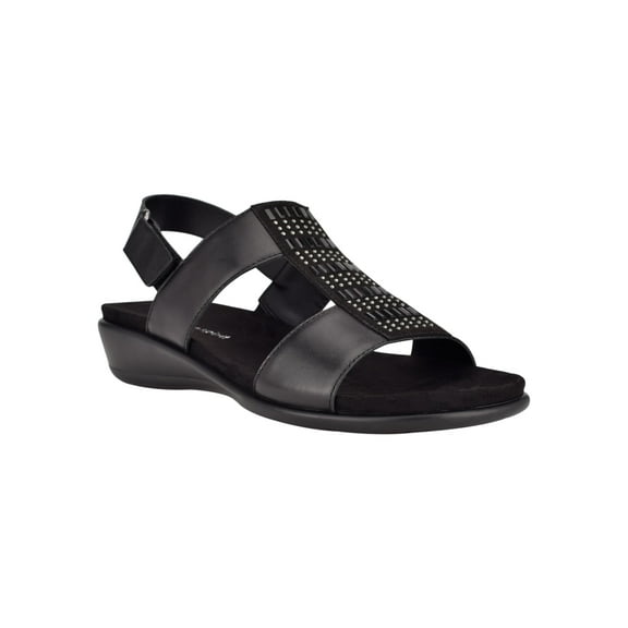 Easy Spirit Women's Hazel Wedge Sandal, Wide Width Available