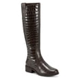 thumbnail image 1 of EASY SPIRIT Womens Black Zipper Accent Water Resistant Rhonda Round Toe Block Heel Riding Boot 7 M, 1 of 4