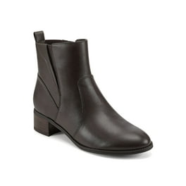 Easy Spirit Womens SEFARRE Leather Zipper Ankle Boots Walmart