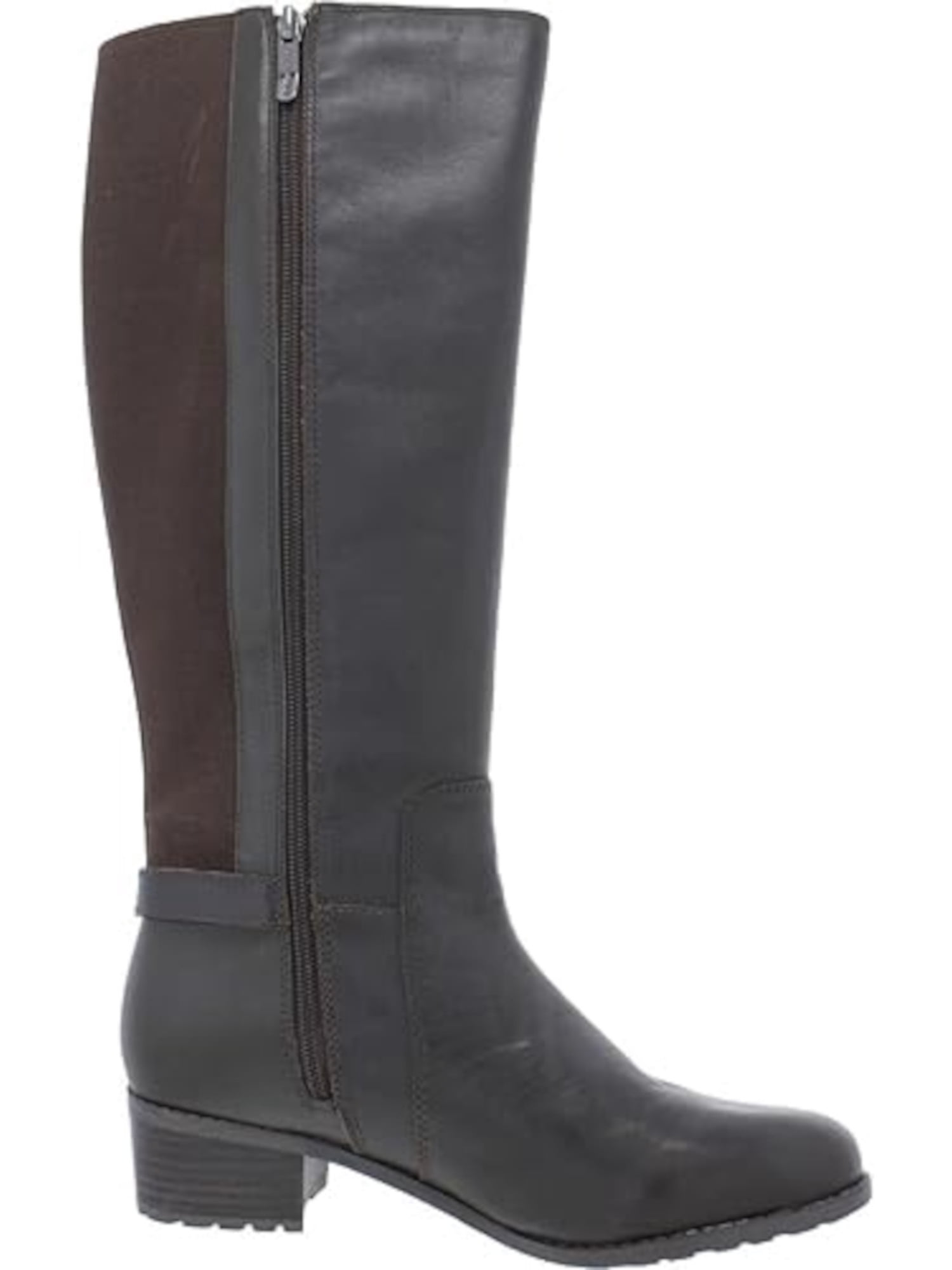 IMPO Womens Brown Cushioned Reiley Round Toe Zip-Up Riding Boot M main image 0