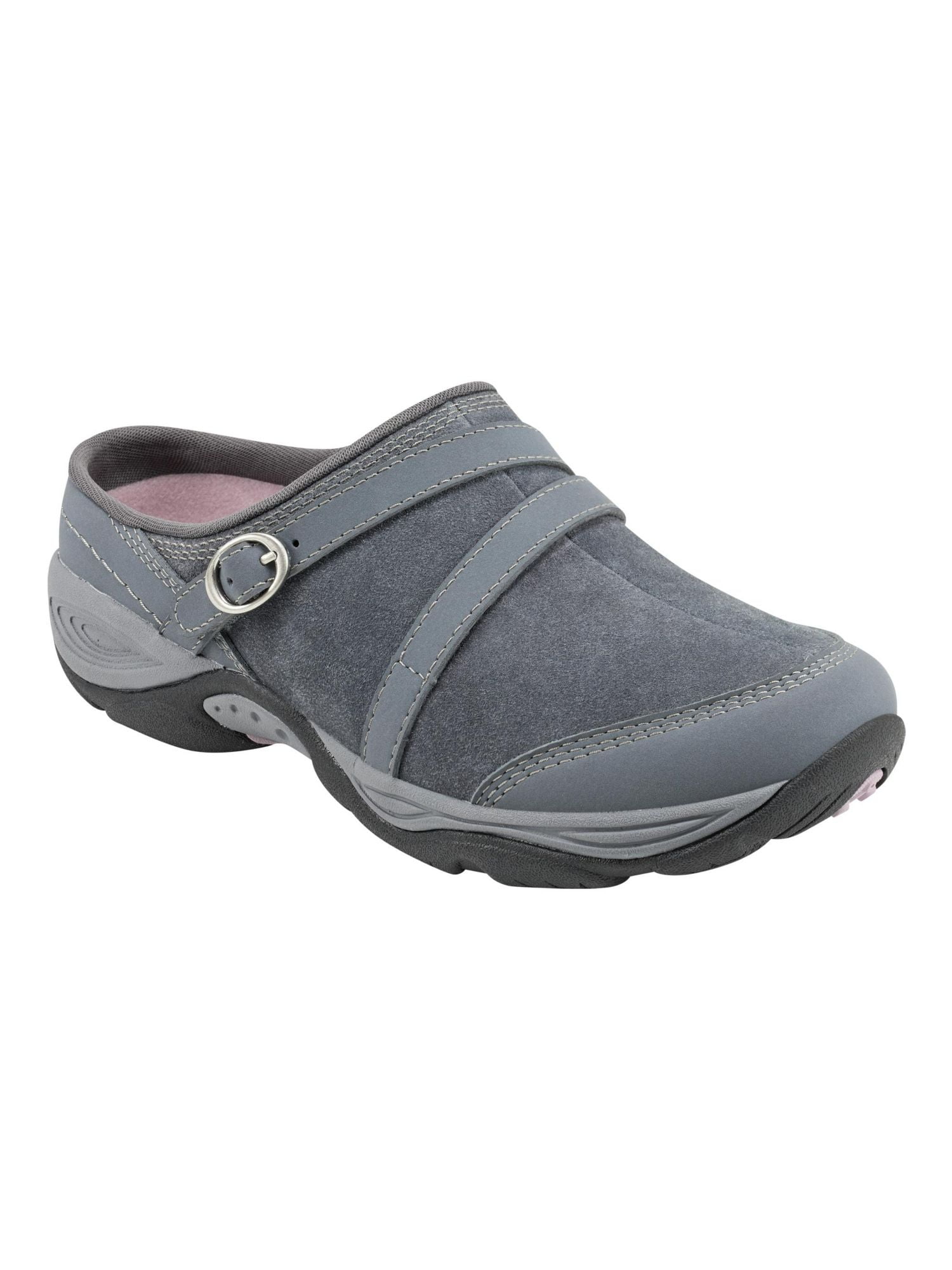 EASY SPIRIT Womens Gray Removable Insole Comfort Arch Support Buckle