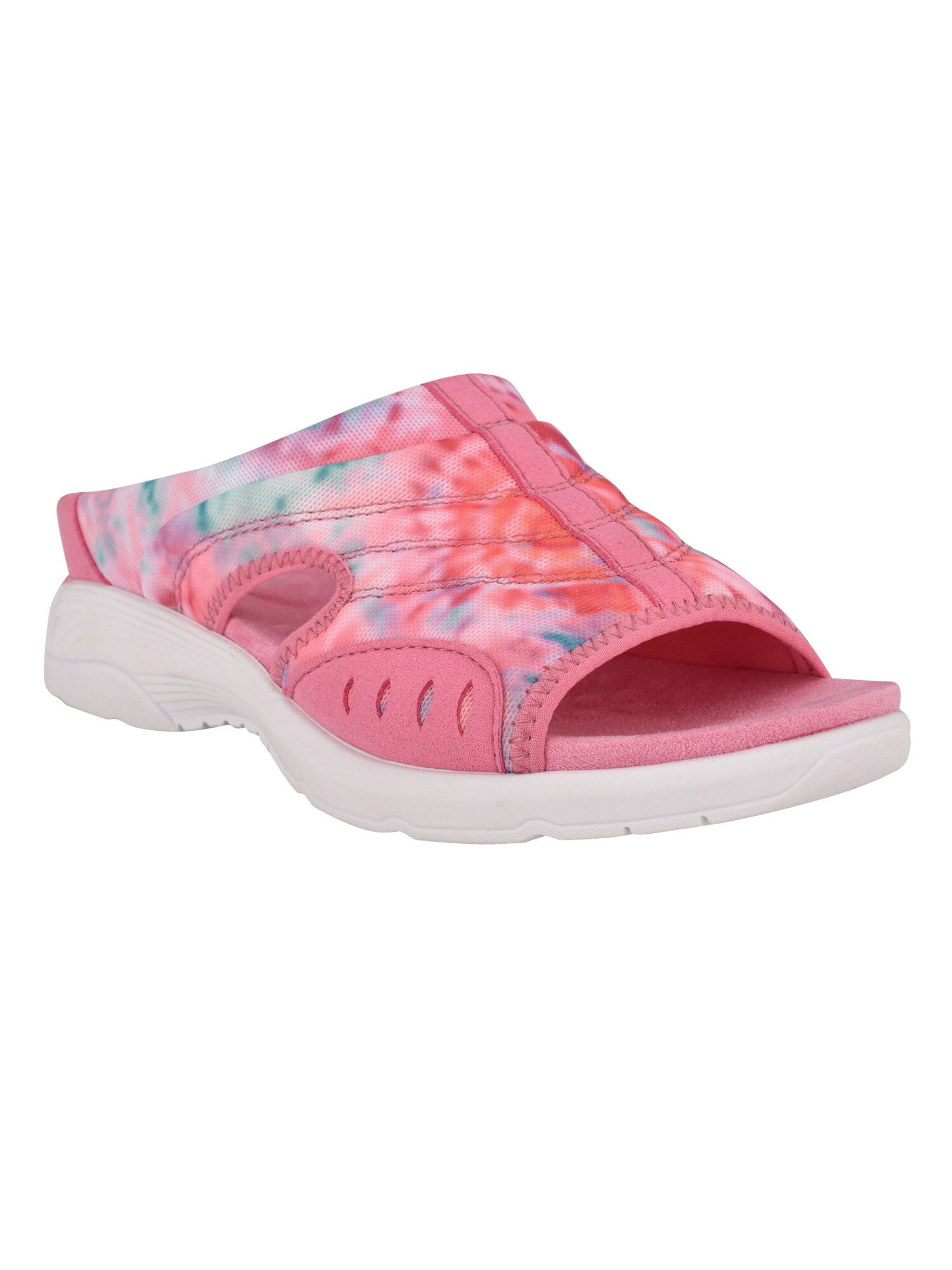 womens pink slide sandals