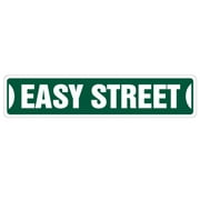 EASY Street Sign signs road famous fun rich | Indoor/Outdoor |  36" Wide