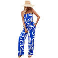 thumbnail image 1 of EASYBRAUS Women Printed Rayon Two Piece Pants Set Sleeveless Summer Vacation Outfit, 1 of 9