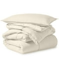 thumbnail image 1 of EASYCOT Luxurious Feather Down Alternative Comforter, Hotel Collection Duvet Insert Comforter for All Season,100% Soft Egyptian Cotton Shell with Corner Tabs 400 GSM Ivory , California King, 1 of 6