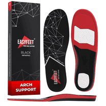 EASYFEET Plantar Fasciitis Insoles High Arch Support Inserts Work Boot Insoles M (Men 9-10.5/Women 10-11.5)