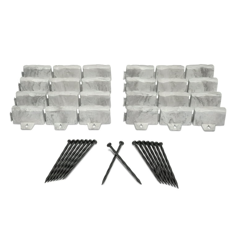 EasyFlex® 10' No-Dig Landscape Edging - Stone EasyFlex® 10' No-Dig Landscape Edging - Stone