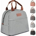 thumbnail image 1 of EASYFUN Lunch Bag for Women & Men, Adult Insulated Leakproof Lunch Box Bags with Large Capacity, Cooler Tote Bag for Work/Travel/Office/Outdoor (Panther Brown), 1 of 10