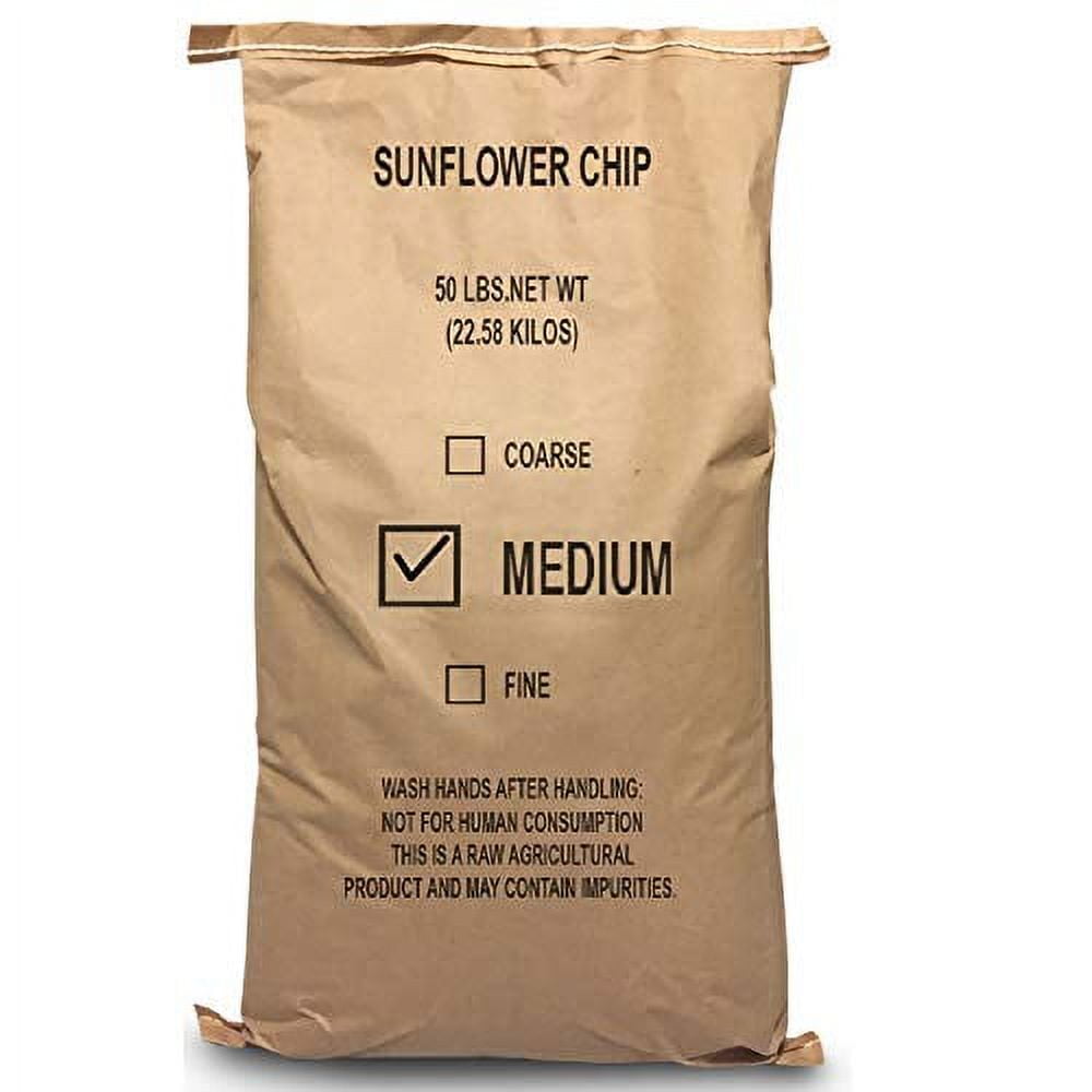 EASYGO PRODUCTS Sunflower Kernels Medium Sun Flower Wild Bird Seed Chips 50 lb