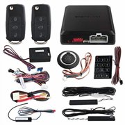 EASYGUARD EC002-V-NS Passive keyless Entry PKE car Alarm Push Button Start Remote Engine Start Touch Password keypad Entry Vibration Alarm DC12V