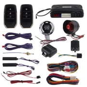 EASYGUARD EC009-T2 PKE Car Alarm System with Proximity Lock Unlock Remote Starter Push Button Start Vibration Alarm keyless Start Universal