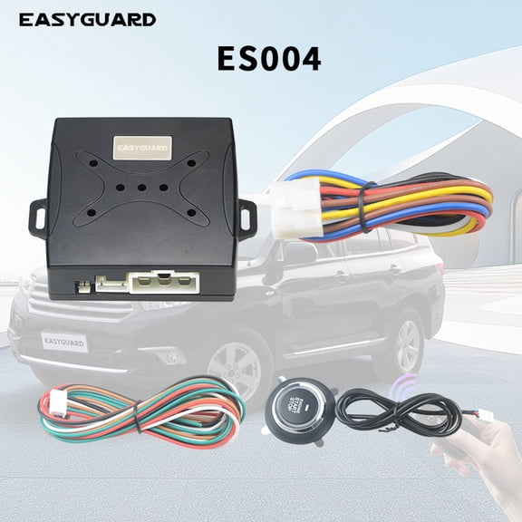 EASYGUARD ES004 Universal Version Push Engine Start Button with Remote Engine Start Optional DC12V