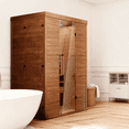 thumbnail image 1 of EASYHAWK 2-Person Infrared Sauna, Indoor Use, 1500W Infrared Heater, WiFi & Bluetooth App Control, 1 of 8