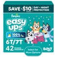thumbnail image 1 of Pampers Easy Up Training Pants Size 8 (6T7T), 42 Count, 1 of 12
