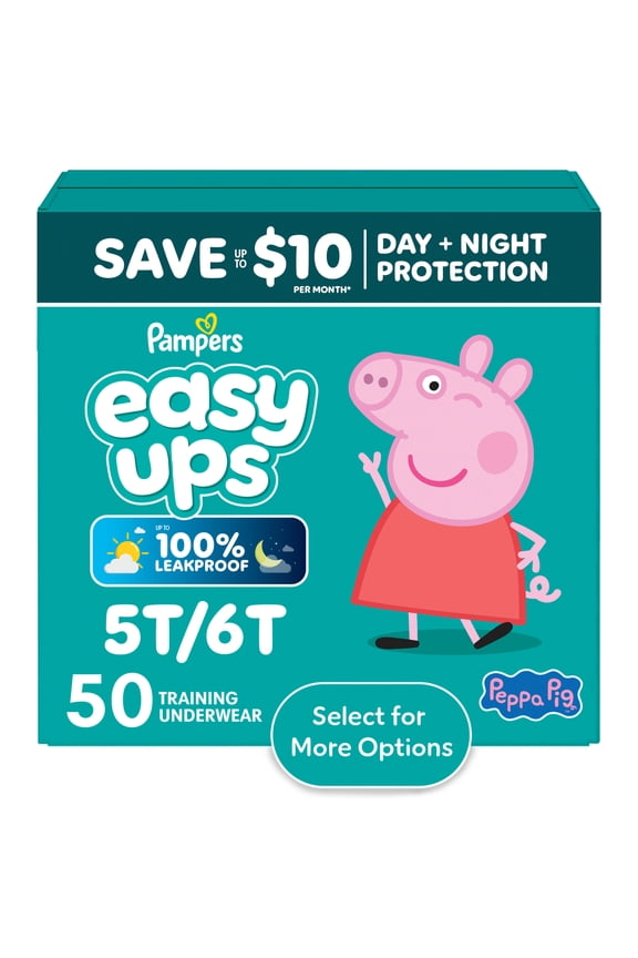 Easy Up Training Pants (5T6T), 50 Count