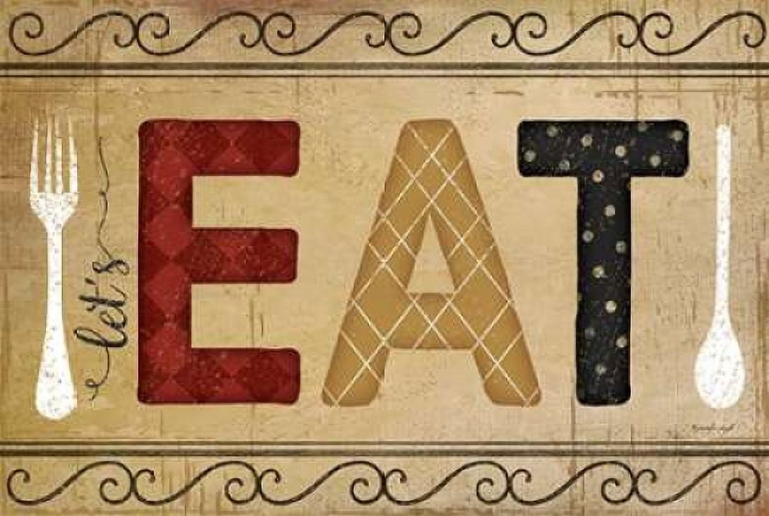 EAT Canvas Art - Jennifer Pugh (12 x 18)