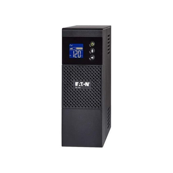 Eaton 5S700LCD 5S UPS 700 VA 420 Watt 120V Line-Interactive Battery Backup Tower USB LCD - Tower - 2 Minute Stand-by - 110 V AC Input - 115 V AC Output - 8 x NEMA 5-15R