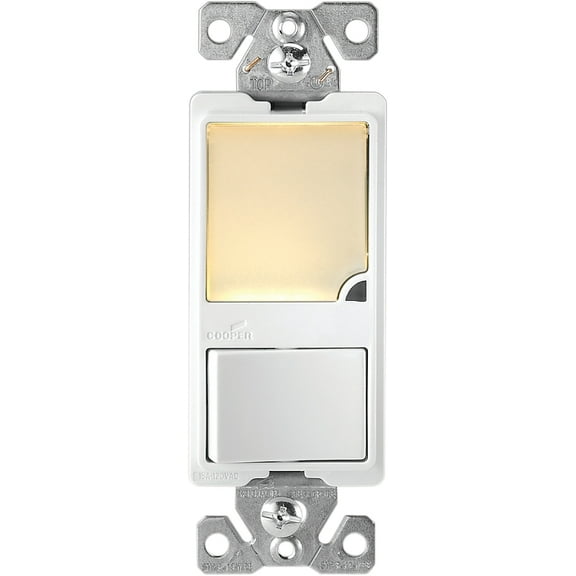 EATON 7738V-BOX Wiring Arrow Hart Switch, Dimmable Led Nightlight, Light Ivory