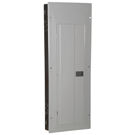 EATON BRP40B200V25 Load Center, 200 A, 40 -Space, 80 -Circuit, Main Breaker, NEMA 1 Enclosure, Plug Mounting