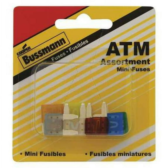 EATON BUSSMANN BP/ATM-A8-RP Blade Fuse Kit,8,ATM,Automotive Fuse Kit