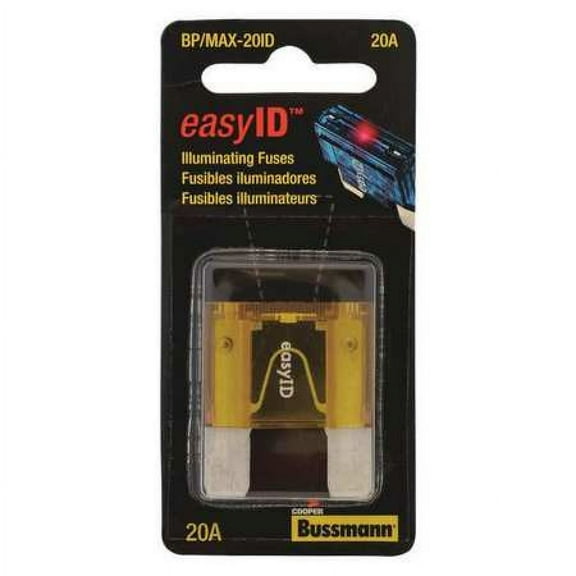 EATON BUSSMANN BP/MAX-20ID 20A Blade Fast Acting plastic Automotive Fuse , 32VDC