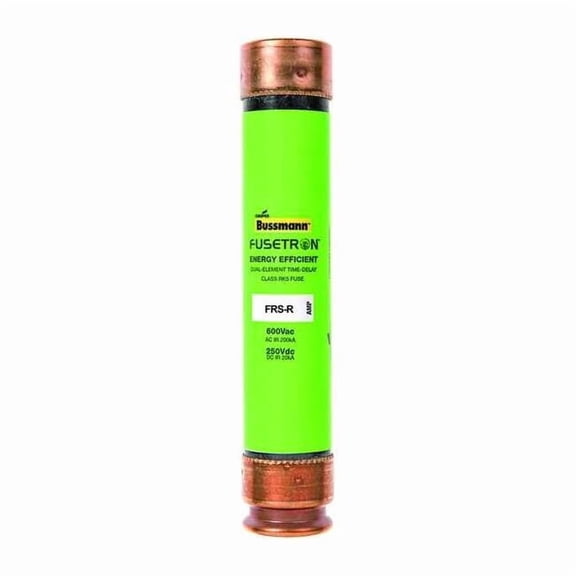 EATON BUSSMANN FRS-R-1-4/10 Fuse, Time Delay, 1-4/10A, FRS-R Series, 600V AC, 300V DC, 5" L x 13/16" dia