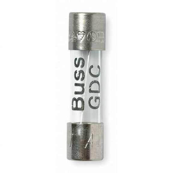 EATON BUSSMANN GDC-200MA Fuse, Time Delay, 200mA, GDC Series, 250V AC, Not Rated, 20mm L x 5mm dia