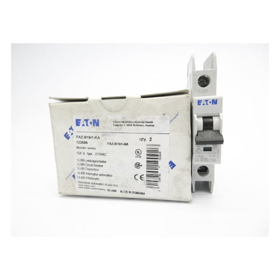 EATON FAZ-B15/1/NA 277VAC 15A (PKG OF 2) NSMP