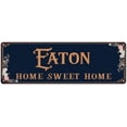 thumbnail image 1 of EATON Home Sweet Home Victorian Look 6x18 Metal Sign 106180046293, 1 of 1