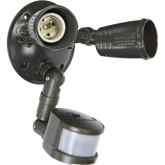 EATON Lighting MS185 Motion Activated Flood Lights Bronze 120-Watt