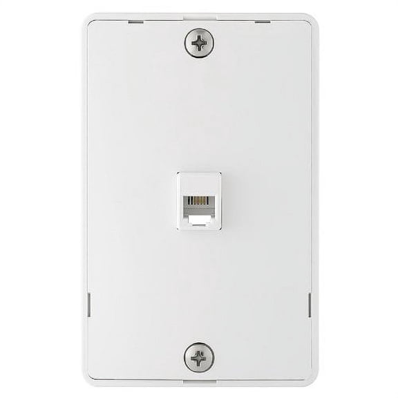 EATON Wiring 3521-4W Telecom/Data, One Size, White