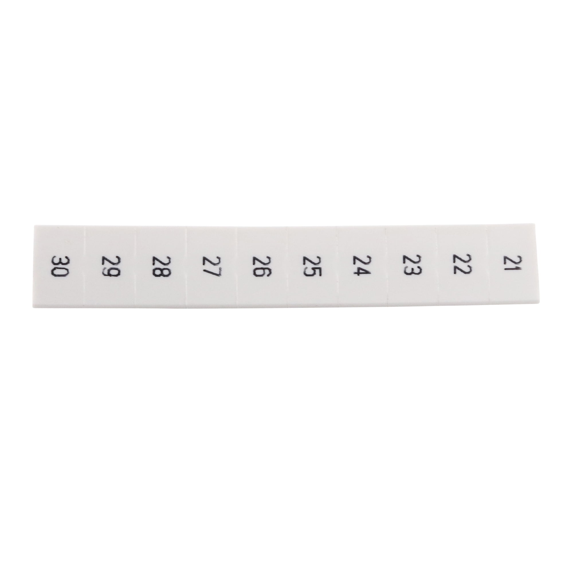 EATON XBMZB6STAMP Terminal Block Labeling Marker Strip, Blank, 12 ...