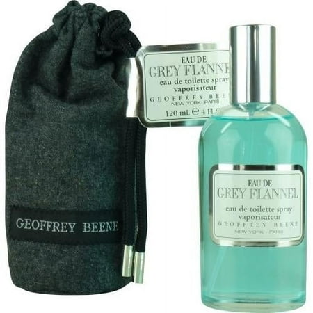 Eau De Grey Flannel For Men by Geoffrey Beene Eau De Toilette Spray, 4 Ounce