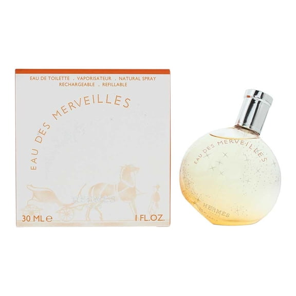 EAU DES MERVEILLES by Hermes 1 OZ