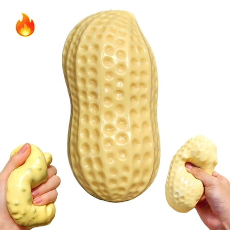 EAUFUM Clearance Peanut Squishies Toy,Squeeze Fidget Toys for Adults, Peanut Squishies Anxiety Relief Items for Teen Girl Gifts