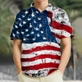EAUFUM Deals of The Week 4th of July Outfits for Men Casual Summer Tops