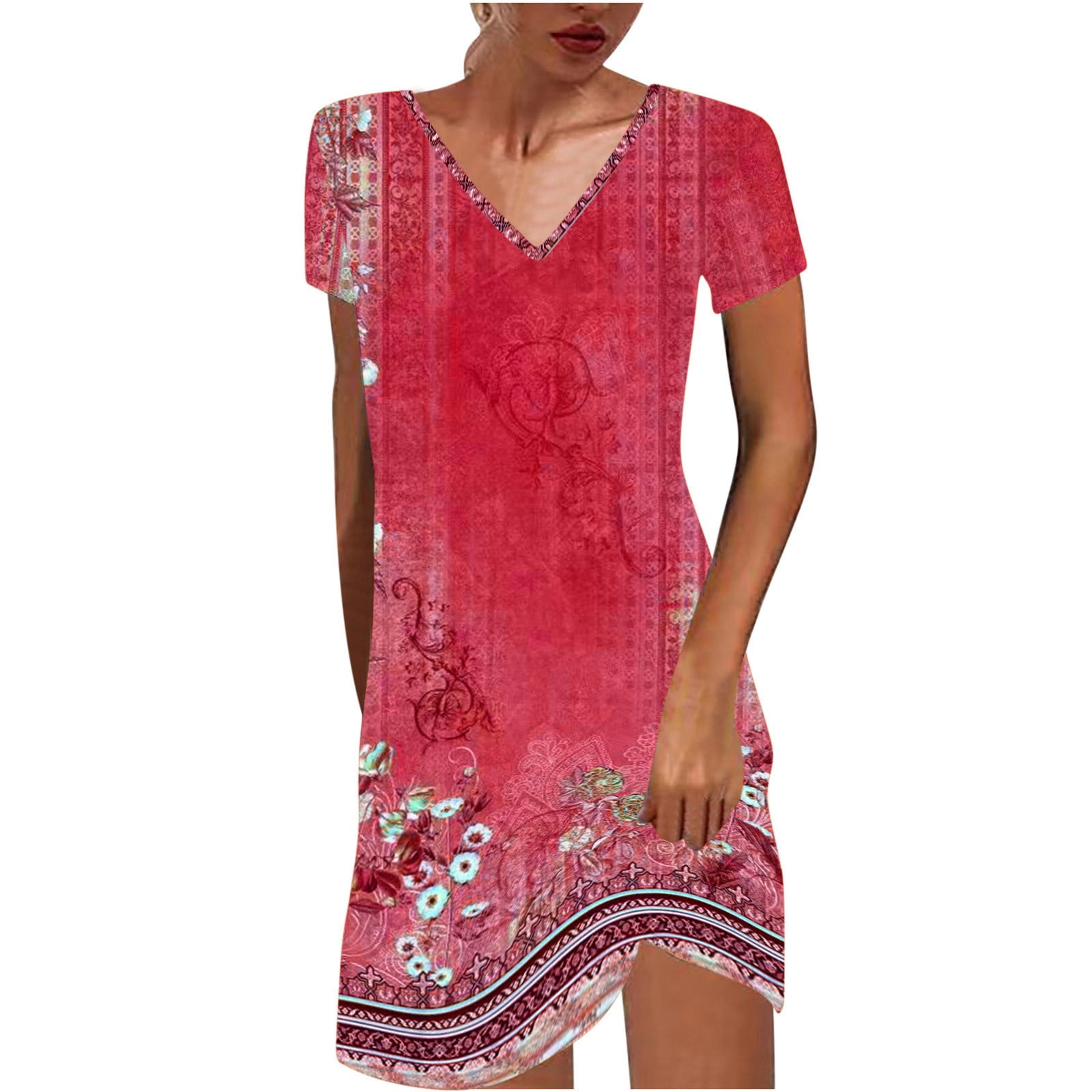 EAUFUM New Fashion Arrivals Knee Length Summer Dresses for Women 2024 ...