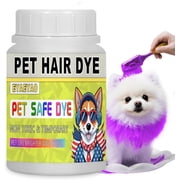 EAYEAYO Purple Dog Hair Dye 3.5 fl oz - Non-Toxic Temporary Pet Dye for Vibrant Grooming & Creative Fur Styling