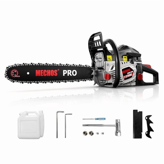 EAYSG 20" 2-Stroke Gas-Powered Chainsaw – 3.8HP (2.8kW), 12,000 RPM, 3D Anti-Kickback Chain Brake, Tool-Free Tensioning, Winterized Carburetor
