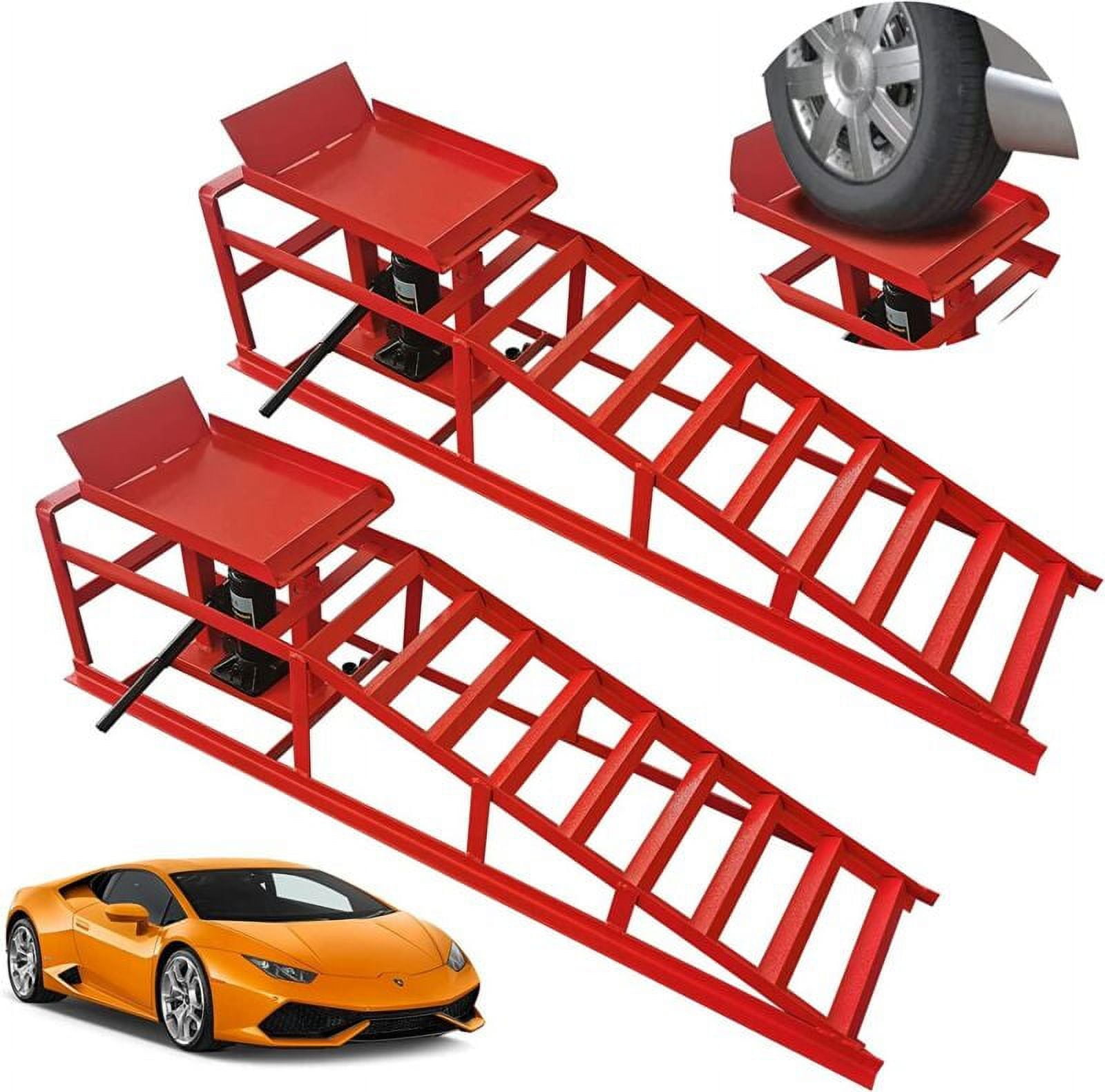 EAYSG Car Ramp Lifts 2PCS Auto Car Truck Service Ramps Lifts