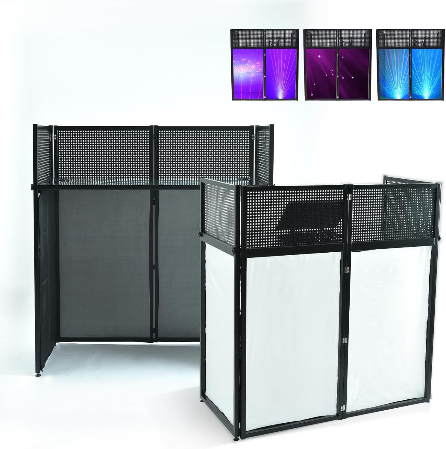 Portable Event Facade 4 Sections Tabletop DJ Booth Foldable