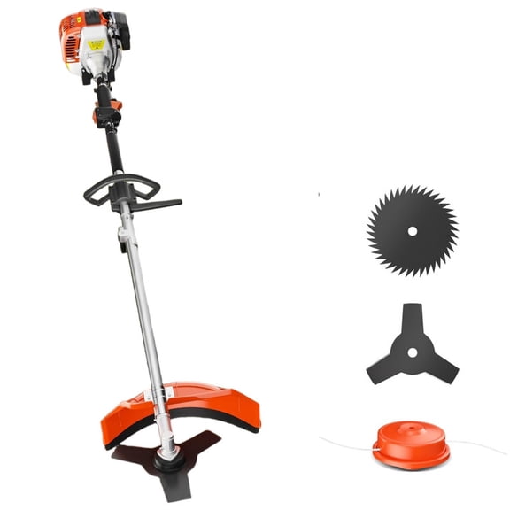 EAYSG Upgraded 36cc 2-Cycle Gas Powered Weed Wacker, 3-in-1 String Trimmer and Brush Cutter for Lawn Care, Rubber Handle & Shoulder Strap Included