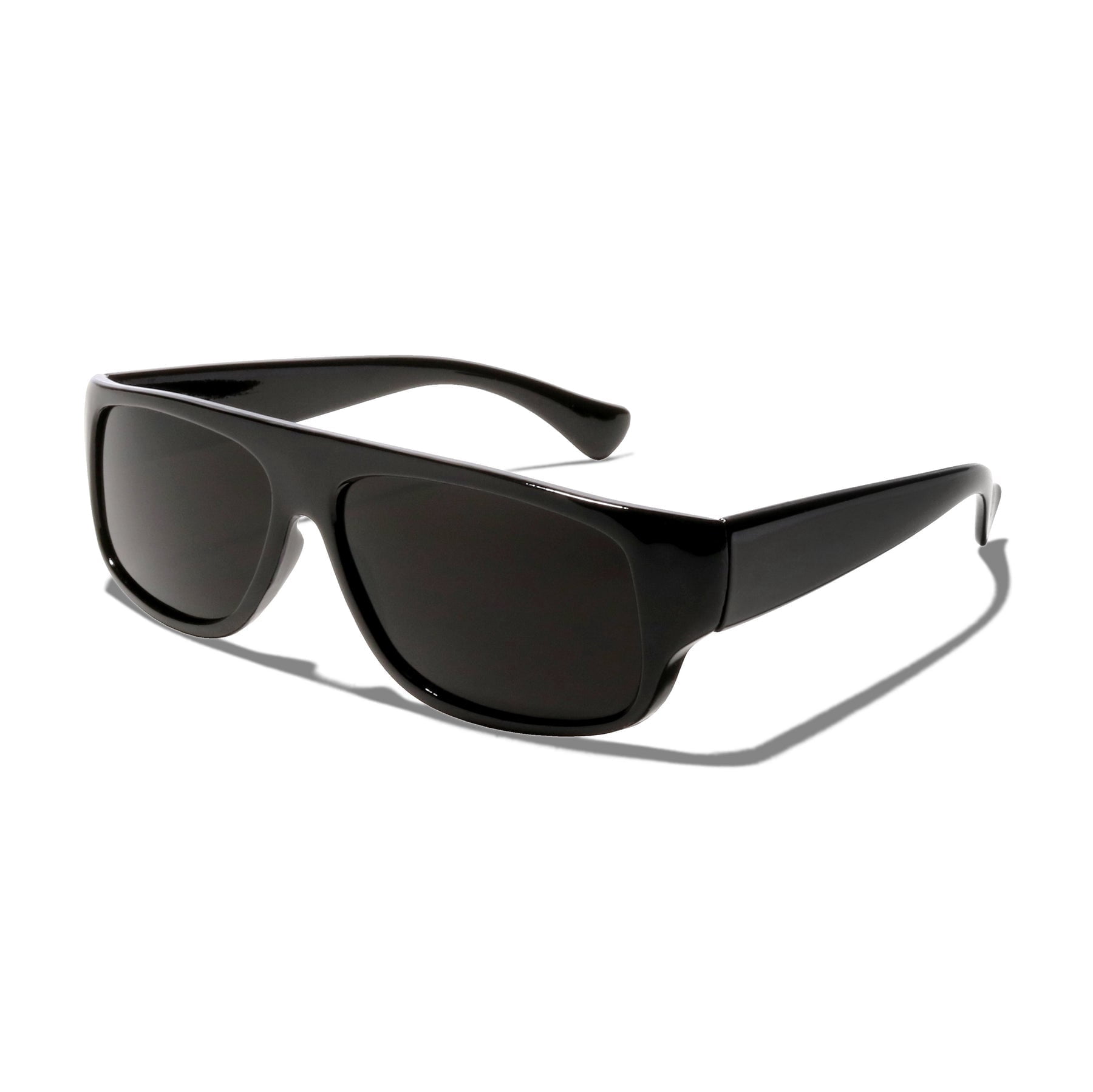EAZY Super Dark Wraparound Sunglasses – UV400 Protection, Black Fashion Designer Shades for Bright Sunlight